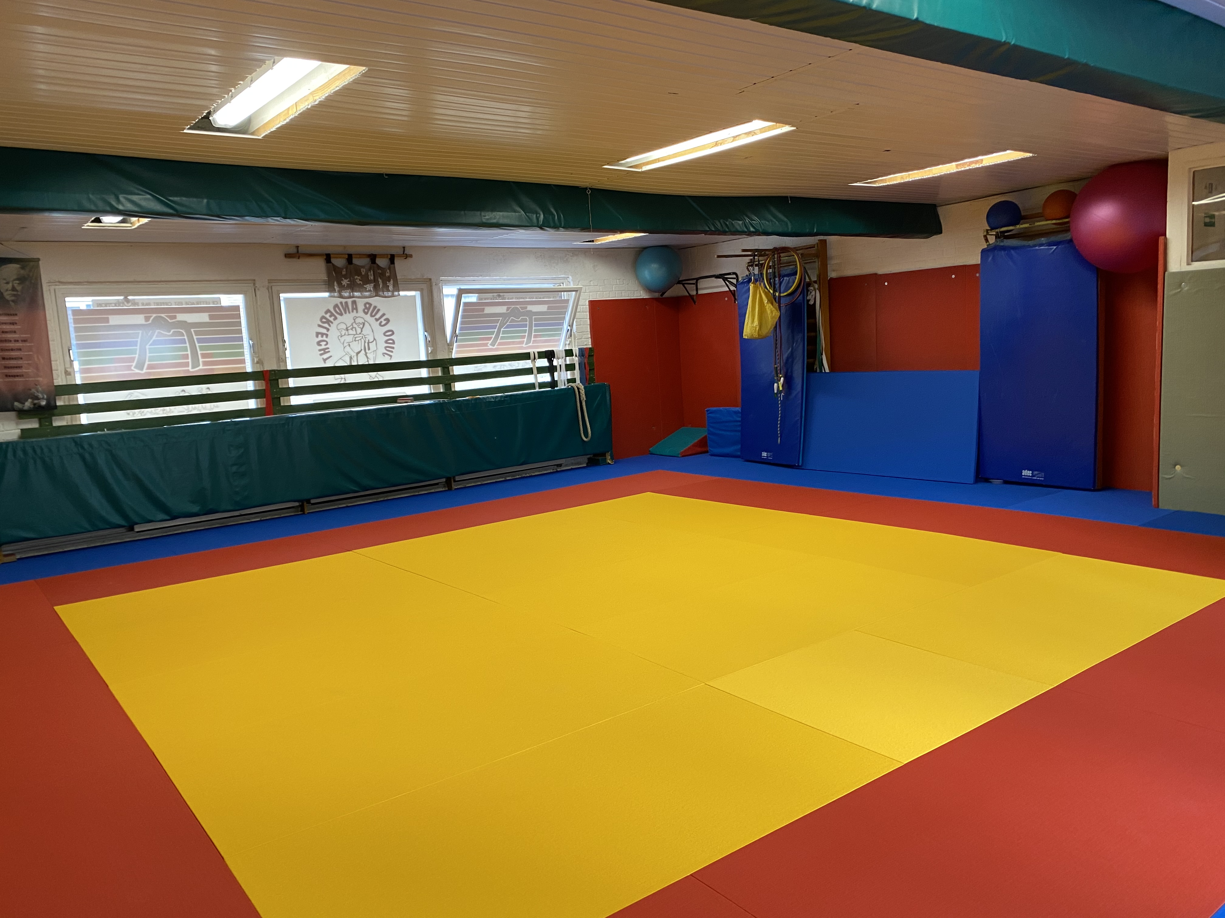 Le dojo du Judo Club Anderlecht